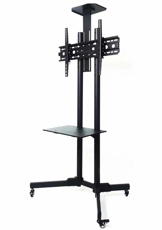 Mobile TV Trolley Stand for 32–55 Inch TVs | Adjustable Rolling TV Floor Stand