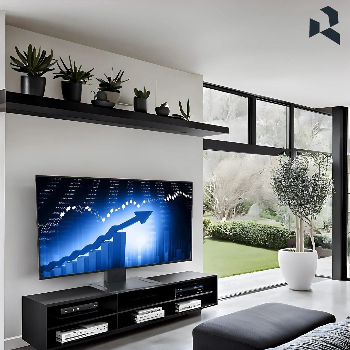 Universal TV Table Top Stand for 32–65 Inch LED/LCD/Smart TVs | Heavy Duty Desktop Mount
