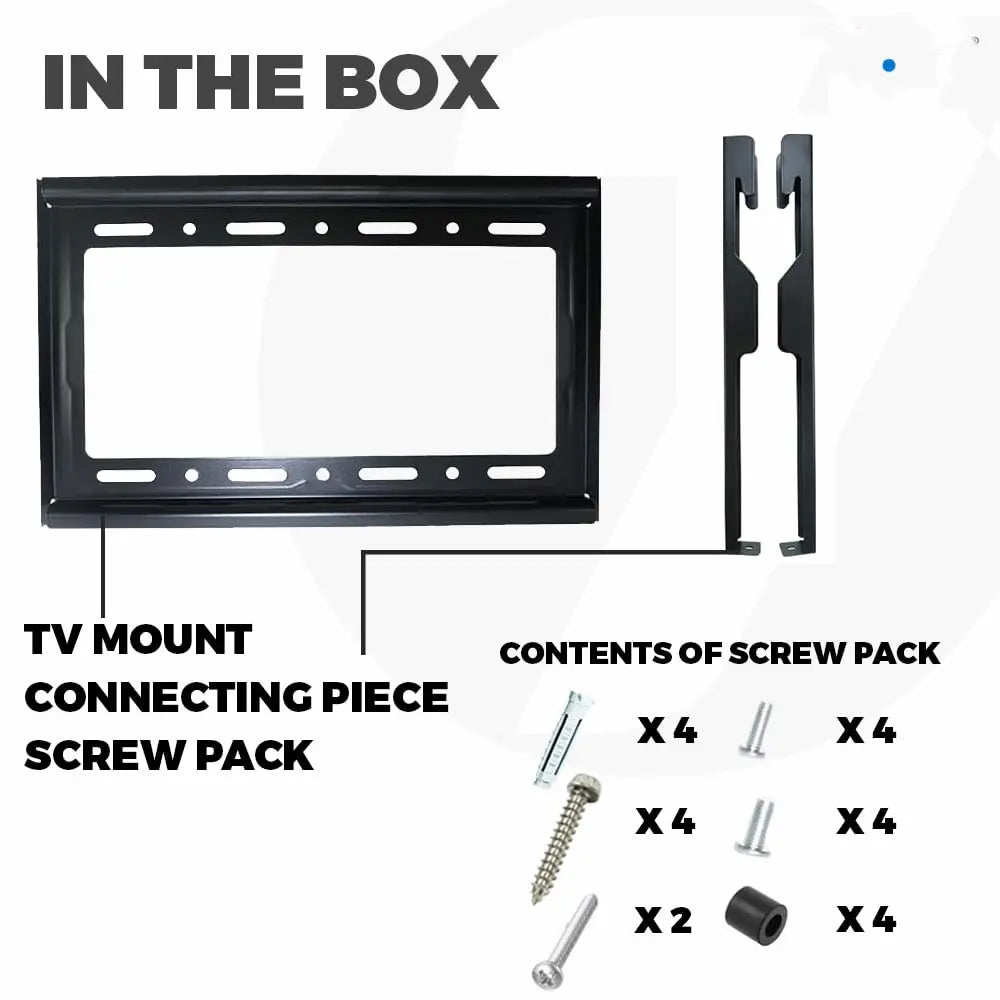 Fixed TV Wall Mount (17–43 Inch) | Heavy Duty| 1 Year Warranty