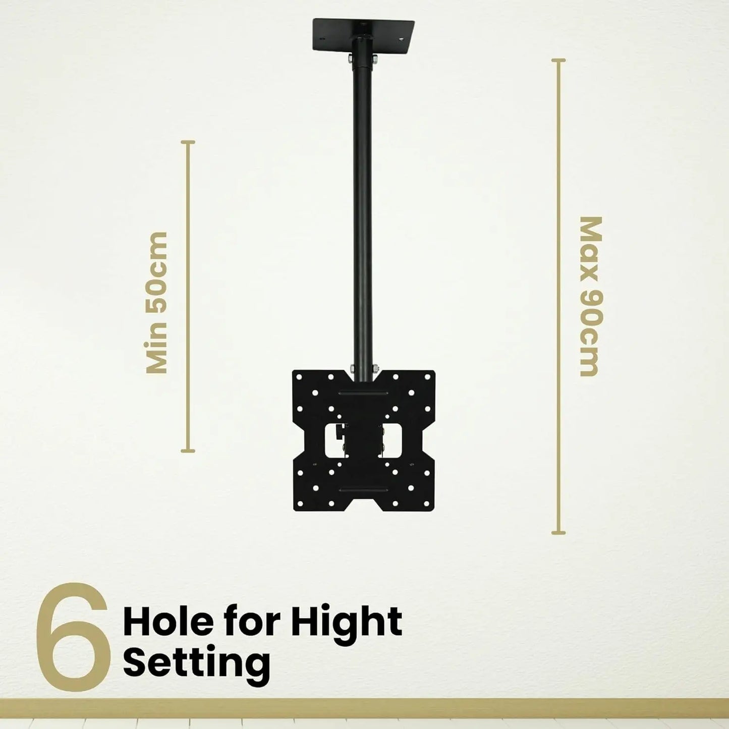 Ceiling TV Mount for 32–43 Inch TVs | Adjustable Hanging Ceiling Bracket