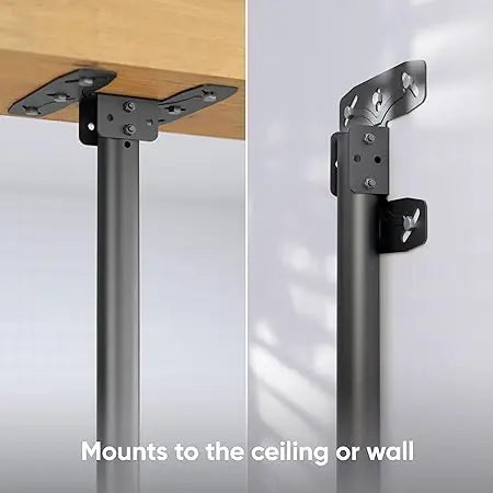 Ceiling TV Mount for 43–75 Inch TVs | Heavy Duty Adjustable Hanging TV Bracket