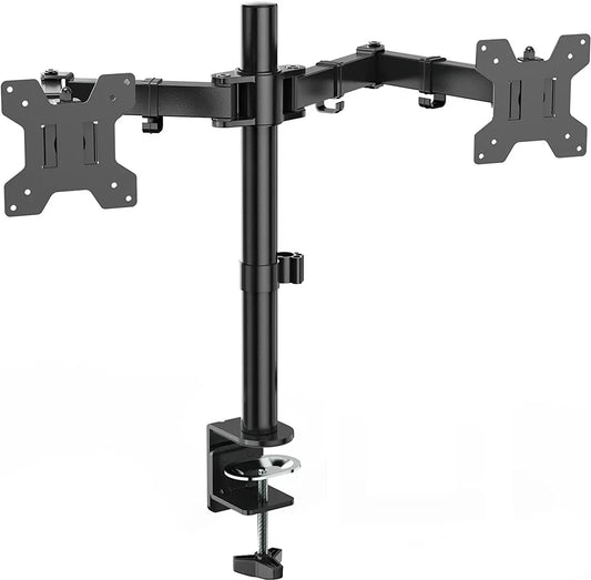 Dual Monitor Desk Mount Stand | Adjustable Monitor Arm for 13-32 Inch Screens