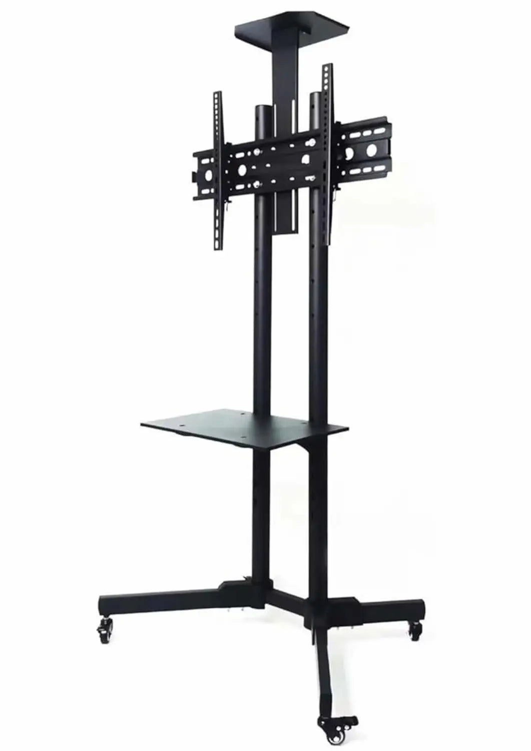 Mobile TV Trolley Stand for 32–55 Inch TVs | Adjustable Rolling TV Floor Stand