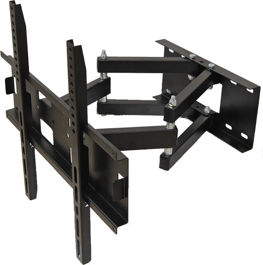 Double Arm Flexible TV Wall Mount for 32–65 Inch TVs | Full Motion Swivel & Tilt Bracket