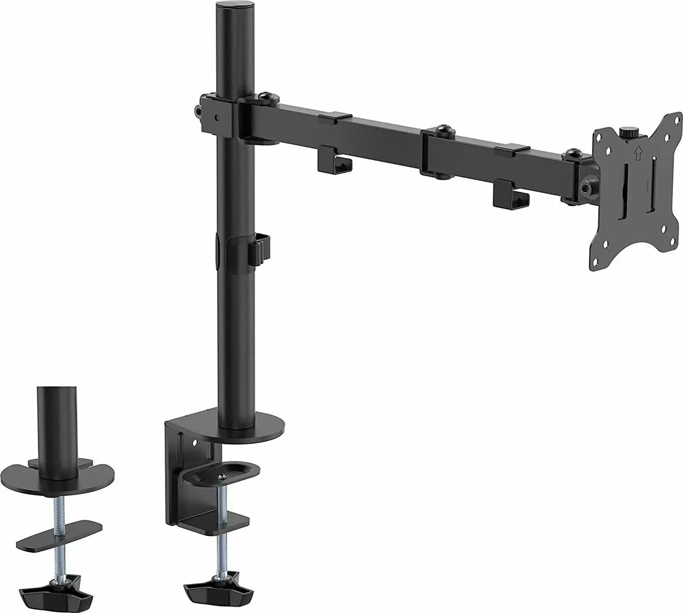Single Monitor Desk Mount Stand | Adjustable Monitor Arm for 13-32 Inch Screens